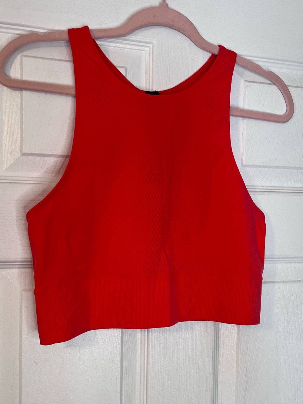 #762 Lululemon x Saul Nash SLNSH RevealKnit Cropped Tank Love Red XL NWT